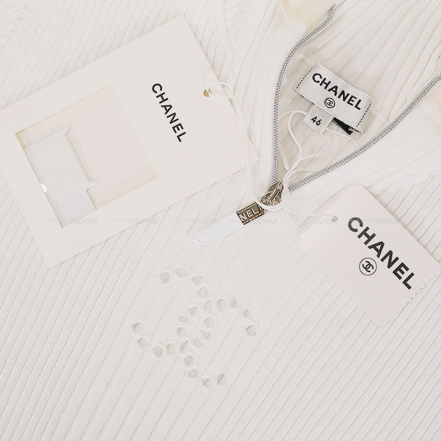 CHANEL ココ リブニット トップス 渋谷並木橋店】2024年 クルーズ CHANEL シャネル ニット フロント