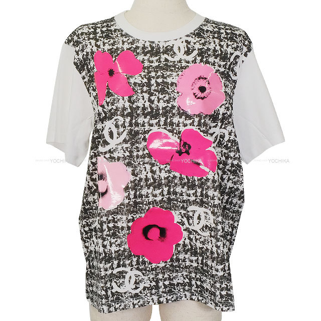 2024年 春夏 CHANEL シャネル 半袖Tシャツ ココマーク カメリア