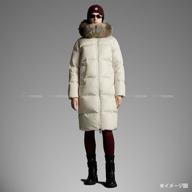 MONCLER ロングコート　白 2022年 秋冬 MONCLER モンクレール ダウン ロングコート マロニエ