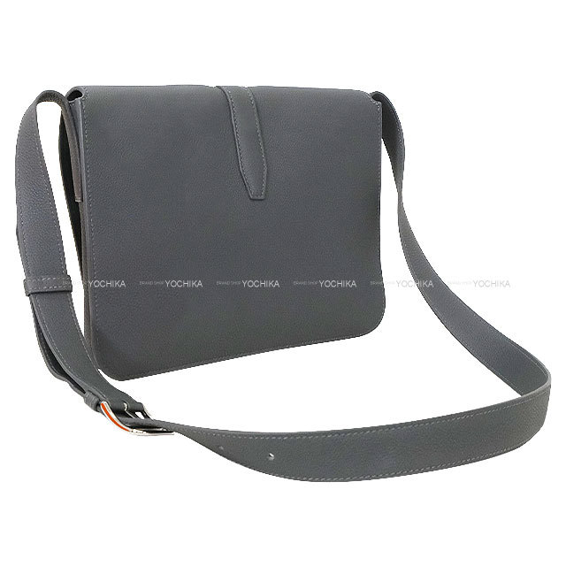 エルメス HERMES スティーブライト C刻印　(2018年製) アズール シルバー金具 トゴ メンズ ショルダーバッグ エルメス HERMES スティーブライト C刻印 (2018年製) アズール