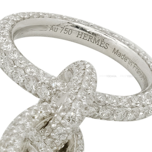 HERMES エルメス ブレスレット シェーヌダンクル フルダイヤ PM 17コマ