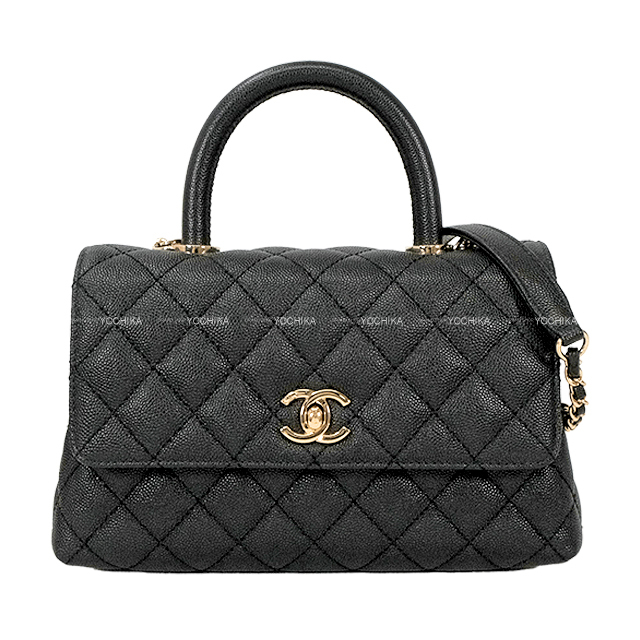 CHANEL シャネル ショルダーバッグ マトラッセ ココハンドル トップ