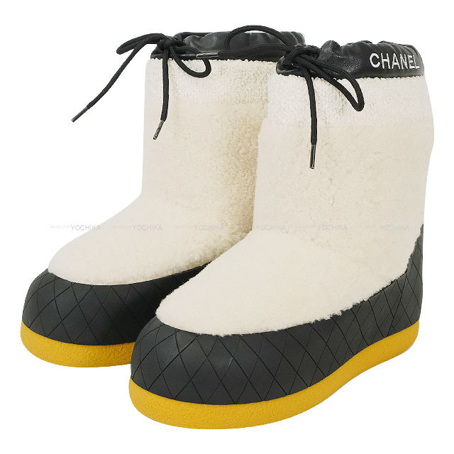 2023年秋冬 CHANEL シャネル ブーツ ショート スノー マトラッセ ロゴ