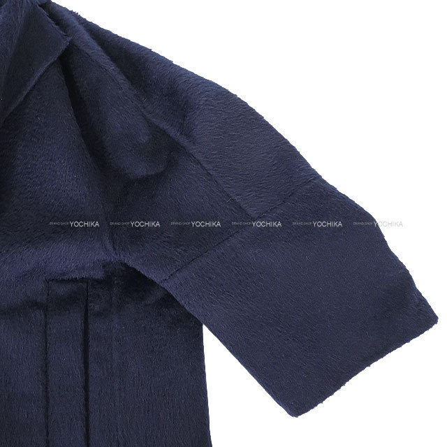 マックスマーラ　ショートコート　ジャケット　ウール　オーバーサイズ　ネイビー MAX MARA マックスマーラ ショートコート オーバーサイズ