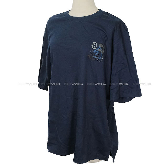 渋谷並木橋店】2025年春夏 HERMES エルメス 半袖Tシャツ メンズ H