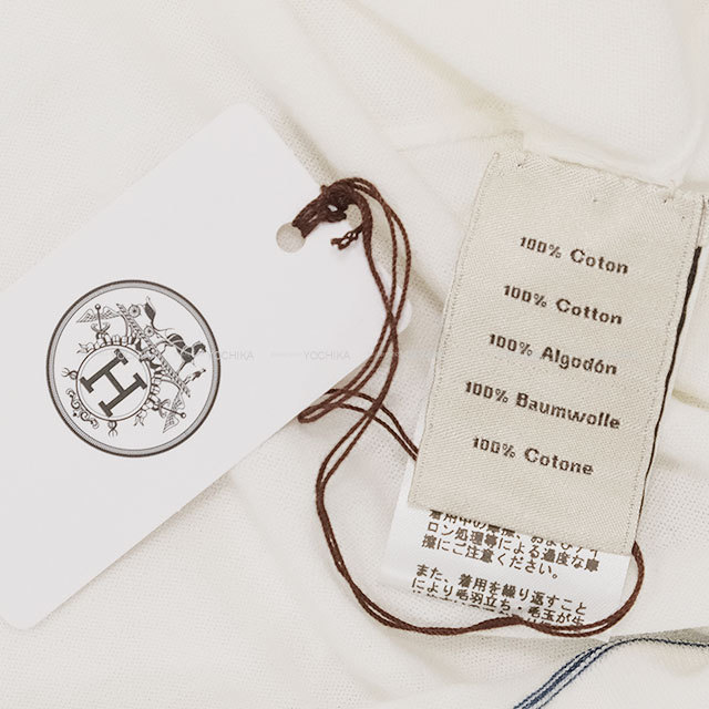 2025年春夏 HERMES エルメス ニット メンズ 半袖 プルコル ロンド H