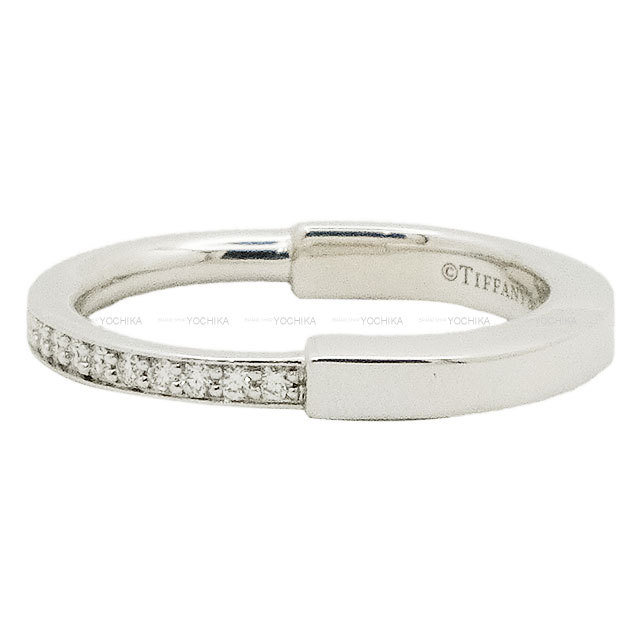 TIFFANY&Co. ティファニー リング・指輪 ロック ハーフ シルバー K18