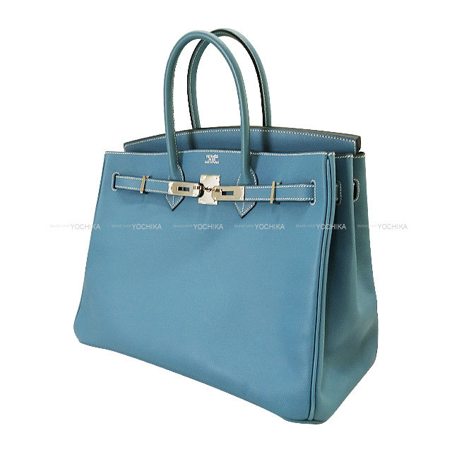 渋谷並木橋店】HERMES エルメス ハンドバッグ バーキン35 ブルージーン