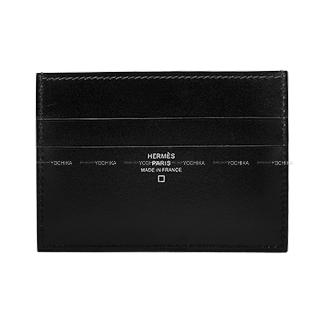 HERMES エルメス カードケース シュヴァル ピクト 黒 (ブラック