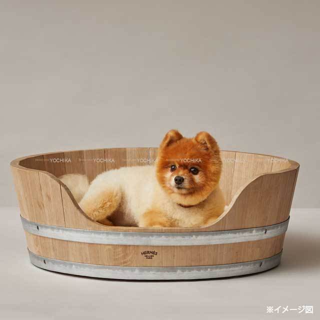 HERMES エルメス インテリア 犬用 バスケット MM ペットベッド