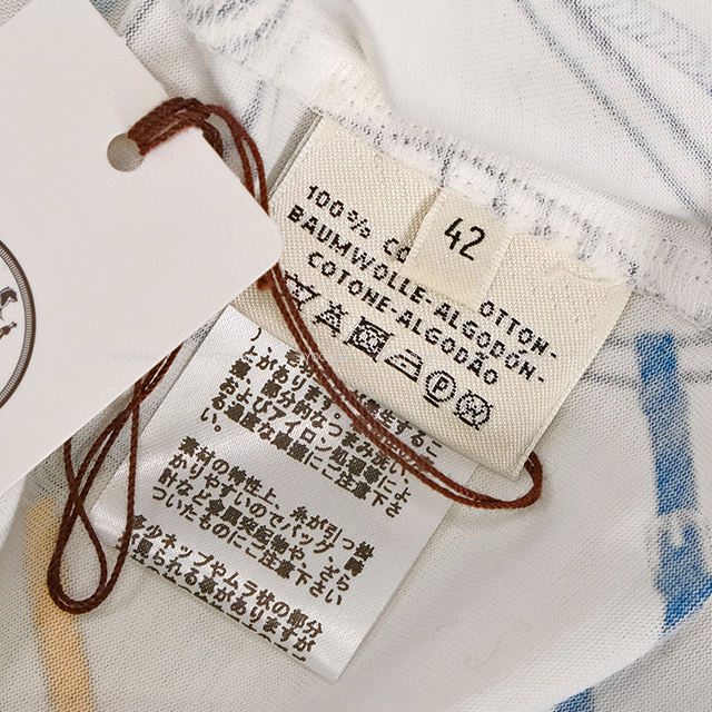 2021年 春夏 HERMES エルメス 半袖シャツ レディース 完璧なコース 白