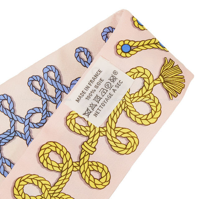 美品　HERMESエルメス　ツイリー　飾緒とブランデンブルク飾り HERMES エルメス スカーフ ツイリー 飾緒とブランデンブルク飾り