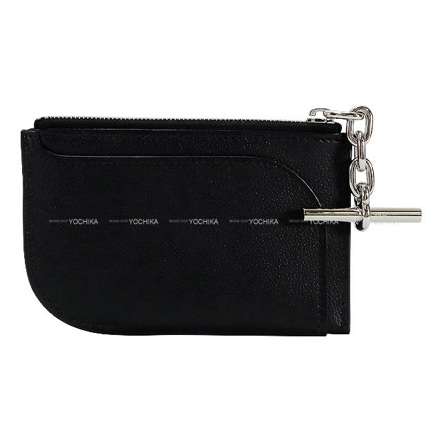 HERMES エルメス カードケース ストラップ カードホルダー PM 黒