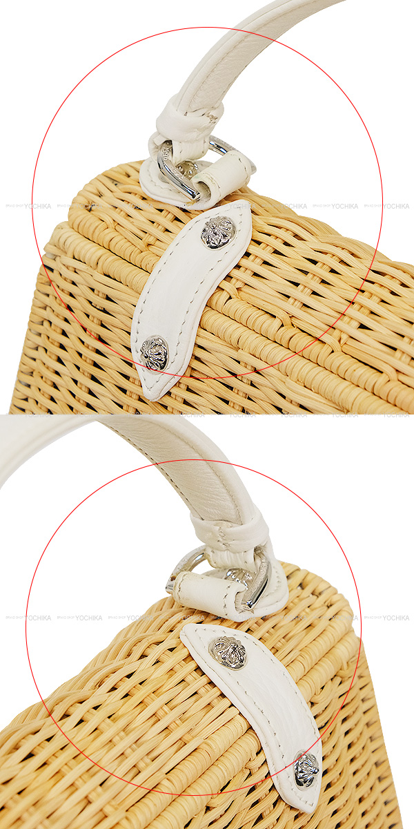 渋谷並木橋店】CHROME HEARTS クロムハーツ ハンドバッグ ドーリー 白