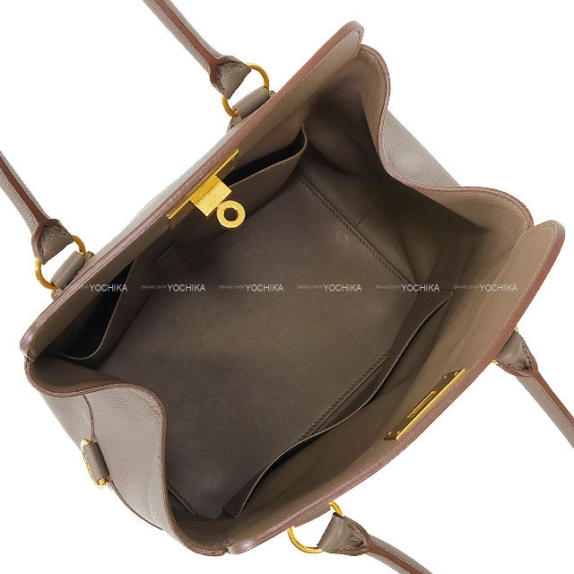 HERMES エルメス ハンドバッグ ツールボックス20 エタン エバーカラー