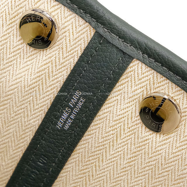 HERMES エルメス ハンドバッグ ネオ ガーデンパーティ 23 ヴェール