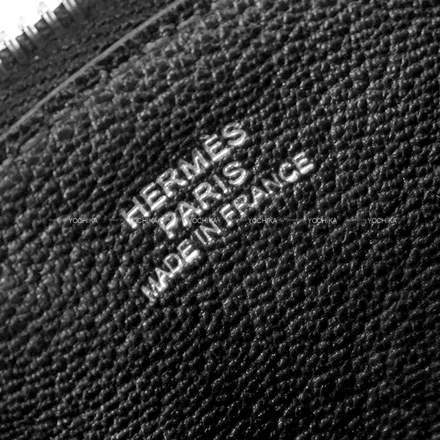 HERMES エルメス バッグチャーム ボリード シャーク 黒 (ブラック