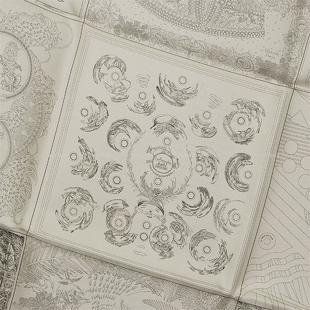 2023年 HERMES エルメス スカーフ イヤーズギフト カレ60 ダブル