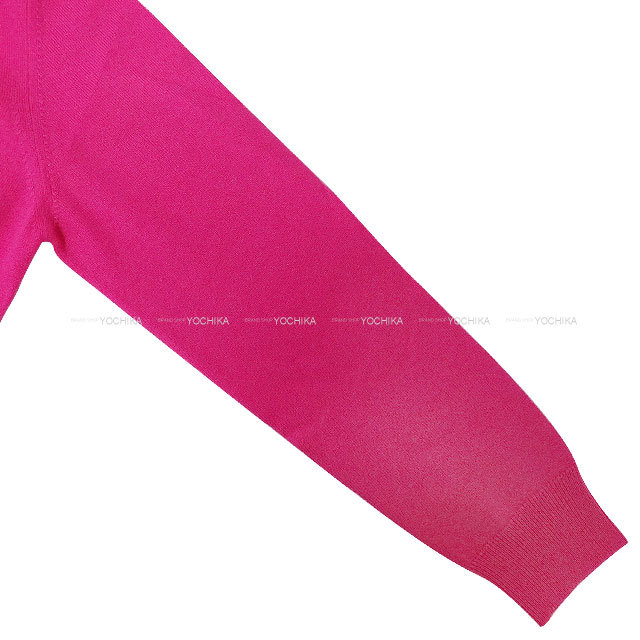 HERMES エルメス パーカー ニット Sur mesure オーダー品 ピンク