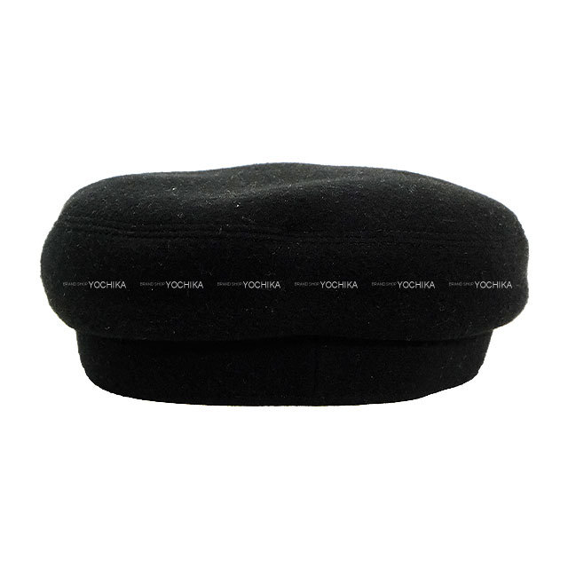 HERMES エルメス キャスケット 帽子 セリエボタン付き #59 黒