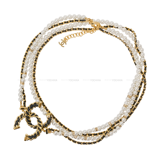 2025年春夏 CHANEL シャネル ネックレス ロングチェーン パール ビッグ