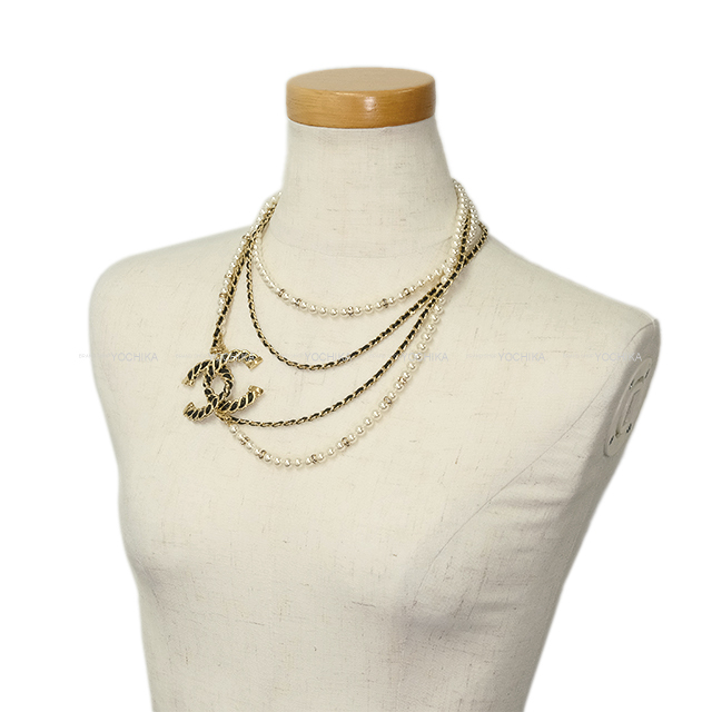 2025年春夏 CHANEL シャネル ネックレス ロングチェーン パール ビッグ