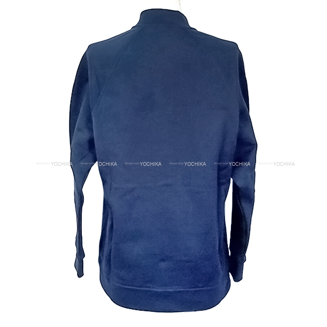 HERMES エルメス ブルゾン テディ クルードセル セリエボタン ネイビー