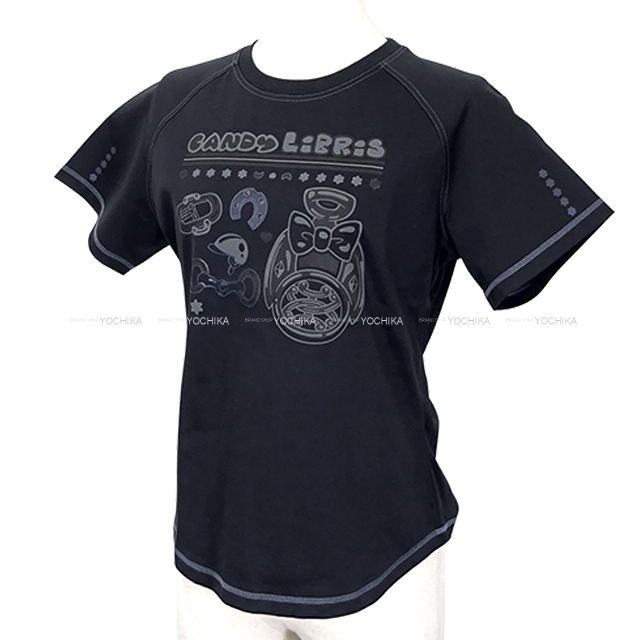 HERMES カルトゥッシュ　Tシャツ HERMES エルメス 半袖Tシャツ マイクロ カルトゥッシュ ブルー