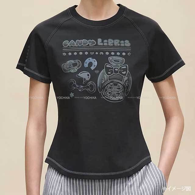 HERMES エルメス 半袖Tシャツ マイクロ カルトゥッシュ ブルー