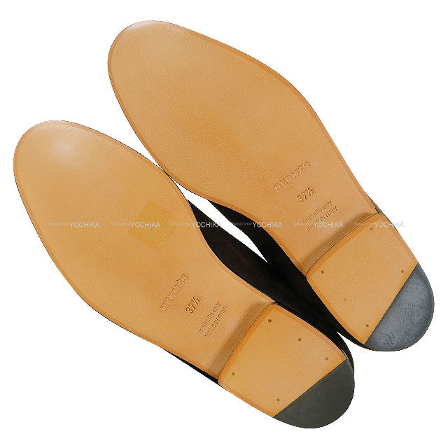 HERMES エルメス ブーツ ジャンピング ショート ブラウン スエード