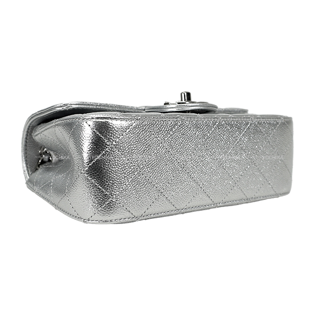 CHANEL シャネル ショルダーバッグ ミニ マトラッセ 20 メタリック