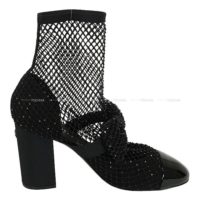 CHANEL【シャネル】ココマーク♡プリーツ ブラックパンプス CHANEL ココマーク パンプス