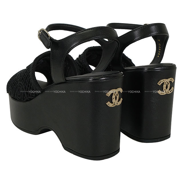2025年春夏 CHANEL シャネル サンダル ウェッジソール メッシュ