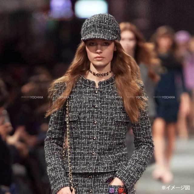 渋谷並木橋店】CHANEL シャネル キャスケット ツイード キャップ ココ