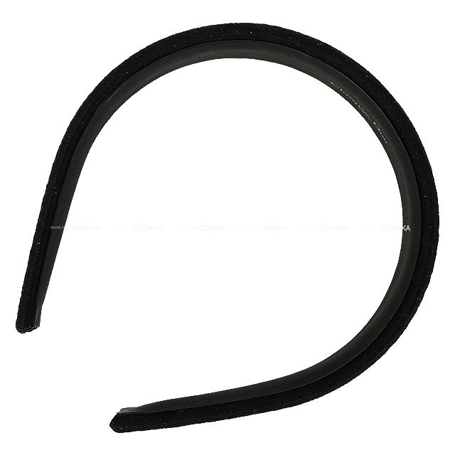 Dior ディオール ヘアアクセサリー カチューシャ 千鳥格子 黒