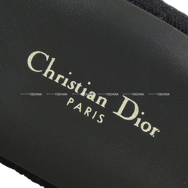 ◇クリスチャンディオール◇レザー×ファブリック/カチューシャ/ブランド Dior ディオール ヘアアクセサリー カチューシャ 千鳥格子 黒