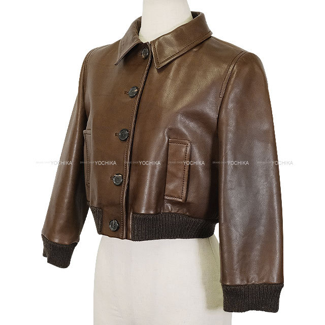 渋谷並木橋店】2025年秋冬 Miu Miu ミュウミュウ レザージャケット