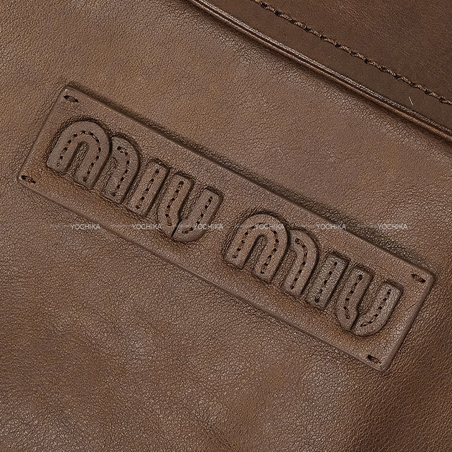 渋谷並木橋店】2025年秋冬 Miu Miu ミュウミュウ レザージャケット