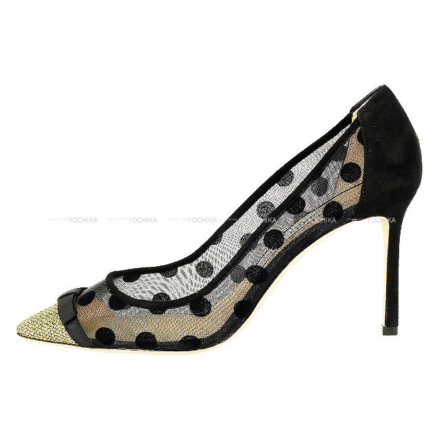 JIMMY CHOO ジミーチュウ パンプス ドロシー 85 ドット リボン