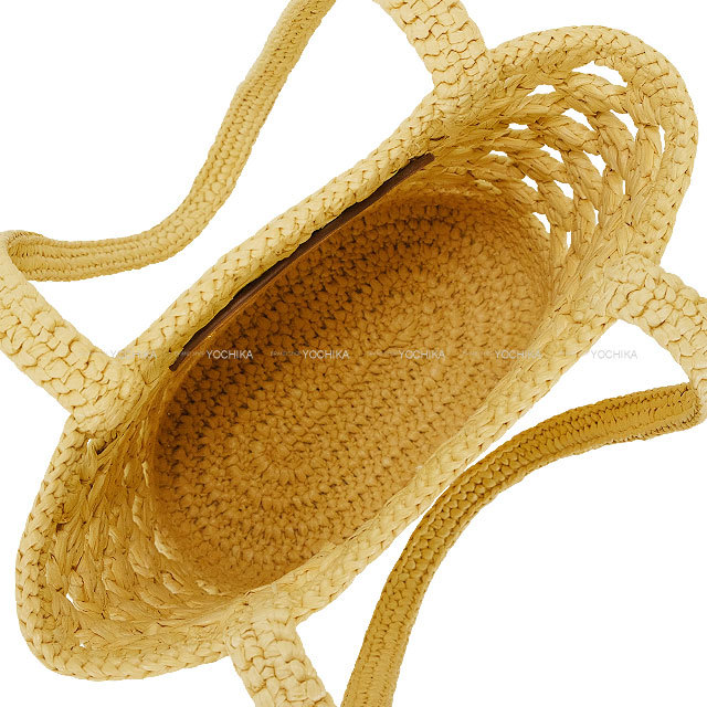 PRADA プラダ トートバッグ クロシェ ミニ ナチュラル ビスコース