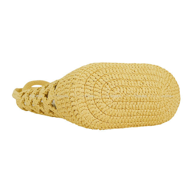 PRADA プラダ トートバッグ クロシェ ミニ ナチュラル ビスコース