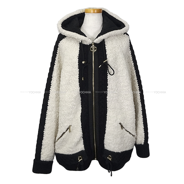 CHANEL シャネル ブルゾン ニット ボア ジップアップ ココマーク