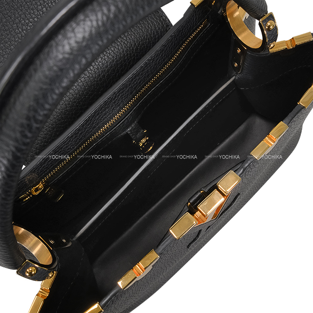 LOUIS VUITTON ルイ・ヴィトン ハンドバッグ カプシーヌ MM 黒