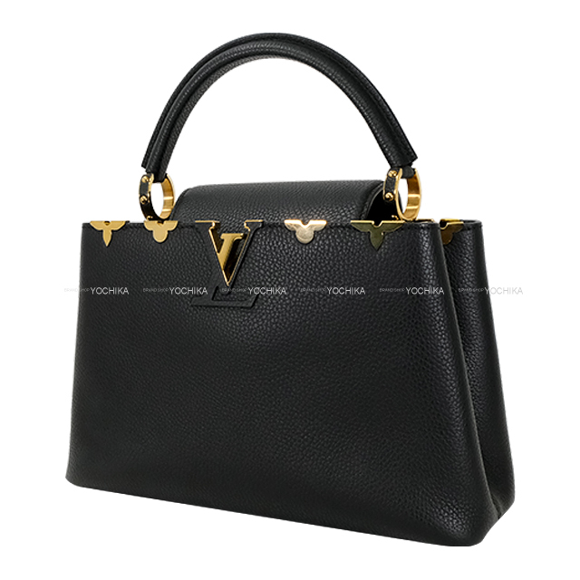 LOUIS VUITTON ルイ・ヴィトン ハンドバッグ カプシーヌ MM 黒