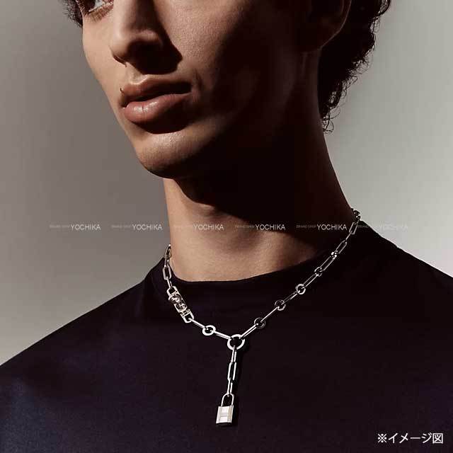 HERMES エルメス ネックレス ケリー シェーヌ カデナ PM シルバー