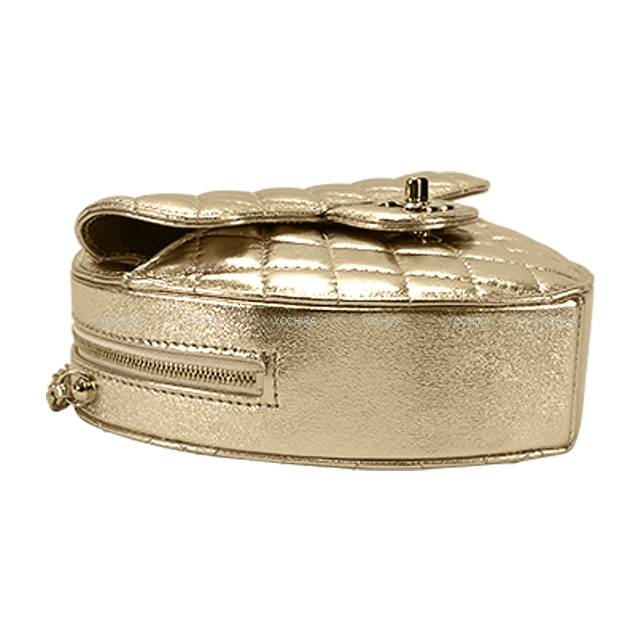 CHANEL シャネル ショルダーバッグ ハートシェイプ マトラッセ ココ