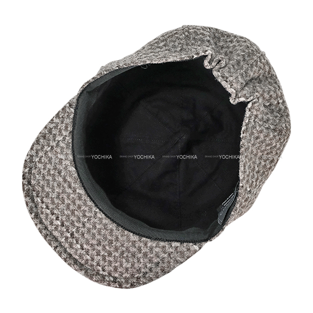 2024-25年秋冬 CHANEL シャネル キャスケット 帽子 ツイード グレー