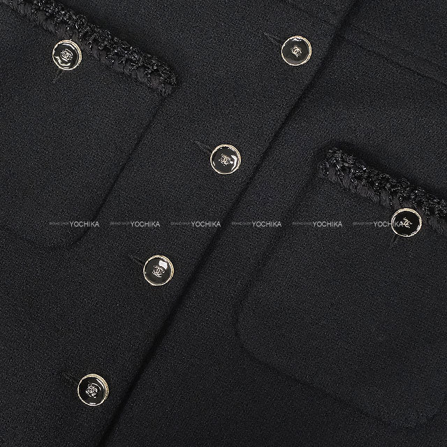 2025-26年秋冬 CHANEL シャネル ドレス ミディ ココボタン ツイード