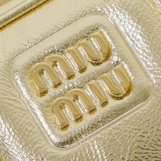 渋谷並木橋店】Miu Miu ミュウミュウ ハンドバッグ アルカディ レザー