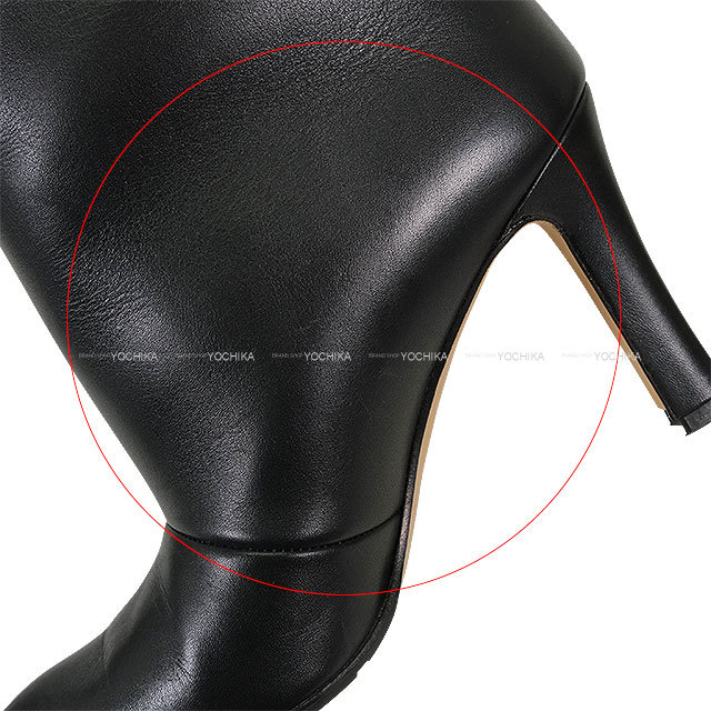 【MANOLOBLAHNIK】本革　レザーロングブーツ　ブラック　黒　レディース MANOLOBLAHNIK】本革 レザーロングブーツ ブラック 黒 レディース